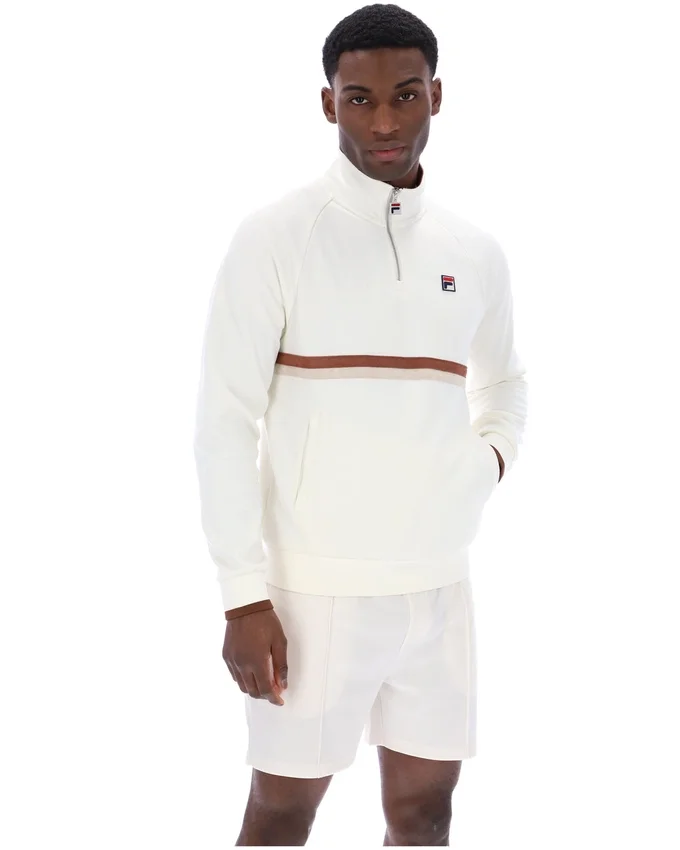 Felpa Gardenia Rolando con collo a zip da 1/4