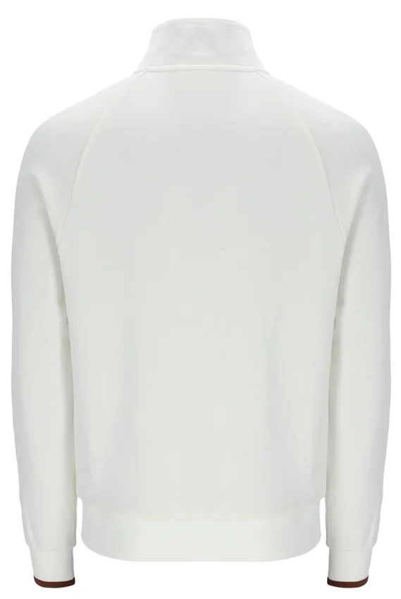 Felpa Gardenia Rolando con collo a zip da 1/4