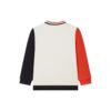 Felpa in cotone a maniche lunghe "White Red"