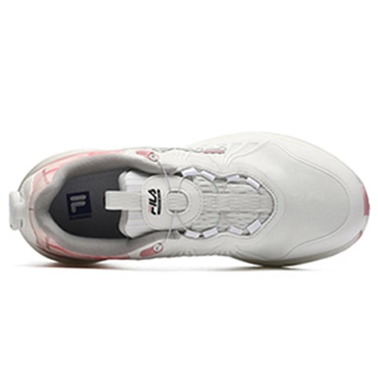 Felpa in pile da atletica a tomaia bassa "White Pink"
