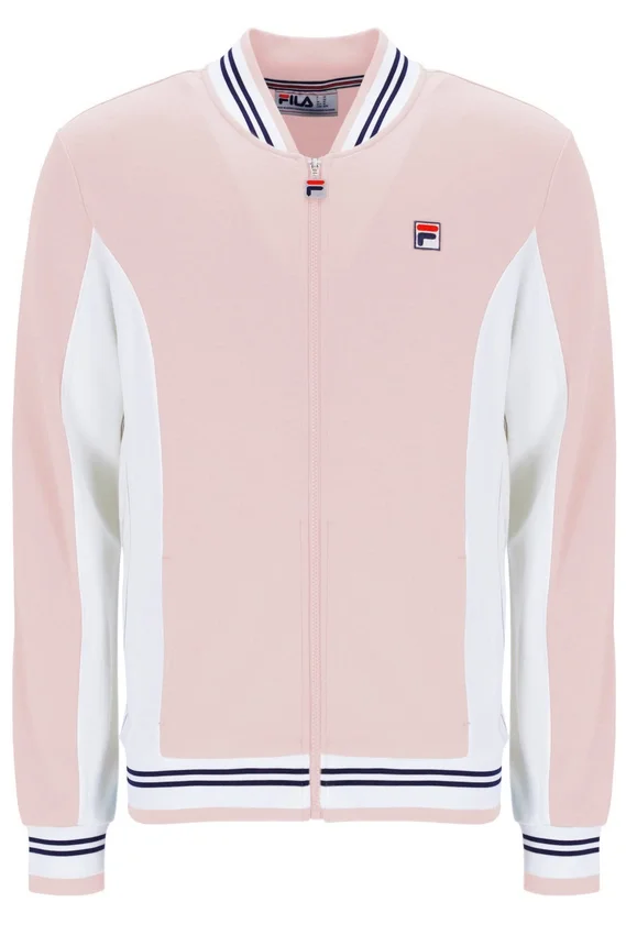 Felpa sportiva da baseball Settanta rosa pallido