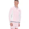 Felpa sportiva da baseball Settanta rosa pallido