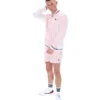 Felpa sportiva da baseball Settanta rosa pallido