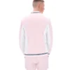 Felpa sportiva da baseball Settanta rosa pallido