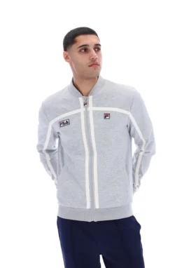 Felpa sportiva Emilio grigio melange