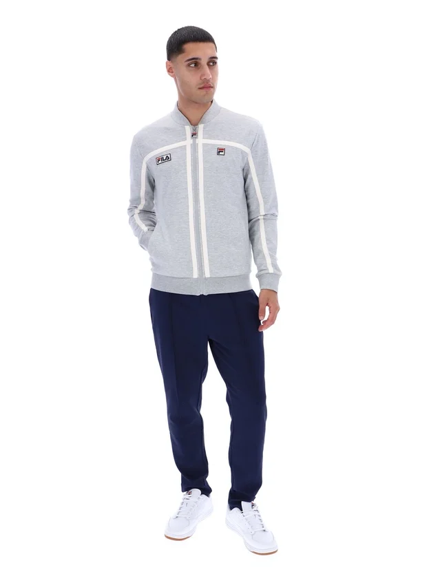 Felpa sportiva Emilio grigio melange