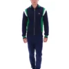 Felpa sportiva in maglia Fila Navy Cortez con blocchi di colore
