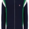 Felpa sportiva in maglia Fila Navy Cortez con blocchi di colore