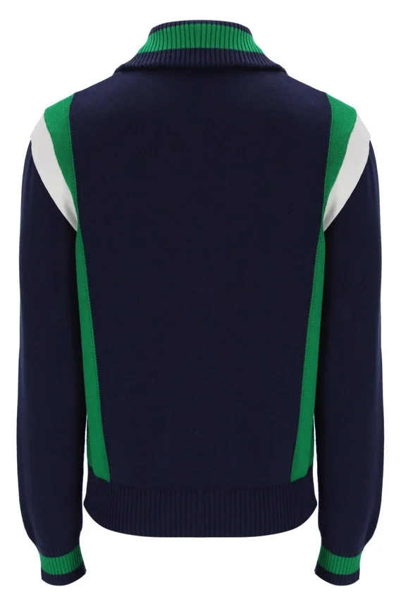 Felpa sportiva in maglia Fila Navy Cortez con blocchi di colore