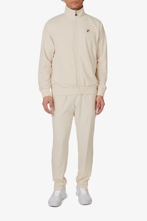 Felpa sportiva in tessuto Court beige