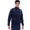 Felpa sportiva in velluto Fila Vittorio blu navy