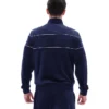 Felpa sportiva in velluto Fila Vittorio blu navy