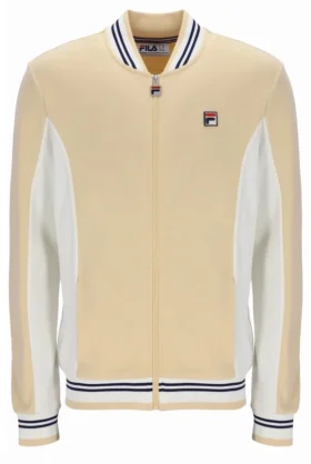 Felpa sportiva Settanta in beige classico