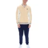 Felpa sportiva Settanta in beige classico