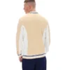 Felpa sportiva Settanta in beige classico