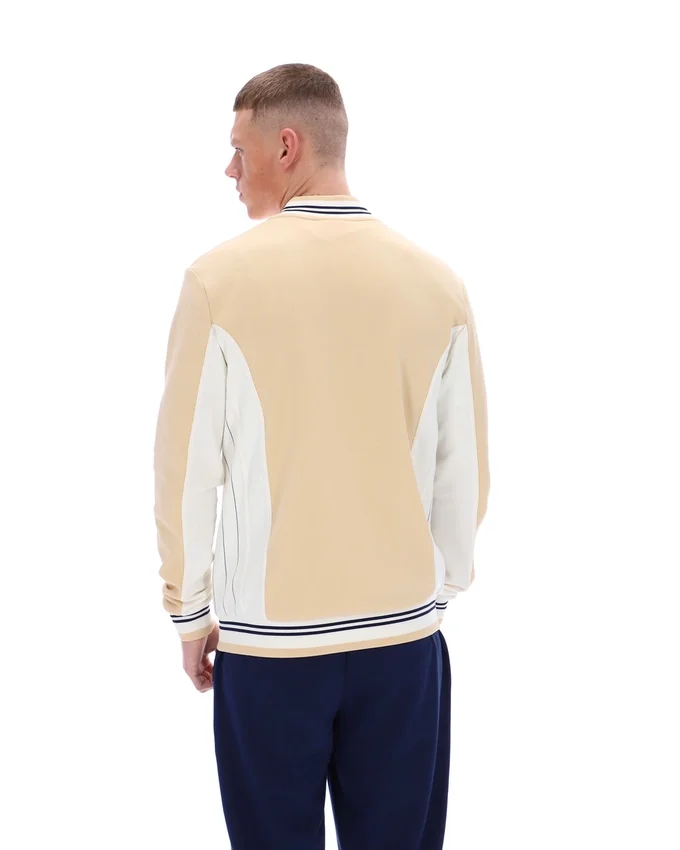 Felpa sportiva Settanta in beige classico