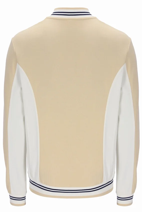 Felpa sportiva Settanta in beige classico