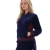 Fila Felpa da baseball Jenesis blu navy con zip