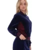 Fila Felpa da baseball Jenesis blu navy con zip
