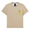 Fila x 3.1 Phillip Lim Maglia a maniche corte traspirante da uomo con logo stampato e tasca, girocollo, marrone