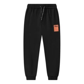 Fila x Mihara Crossover Casual Bundle Feet Pantaloni lunghi sportivi in maglia Nero