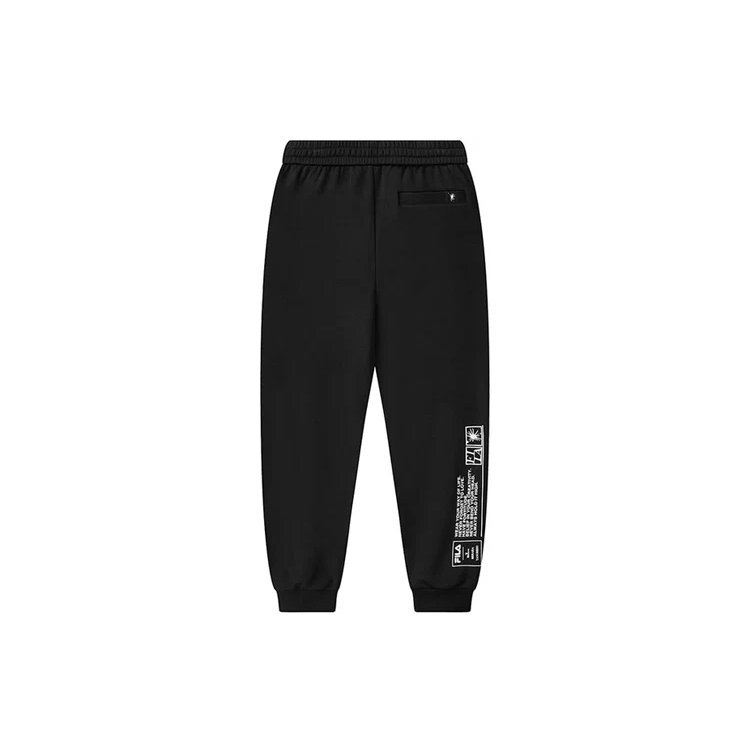 Fila x Mihara Crossover Casual Bundle Feet Pantaloni lunghi sportivi in maglia Nero