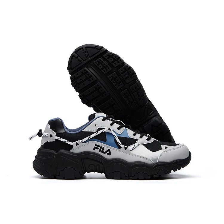Fluid Low Tops Nero Grigio Blu
