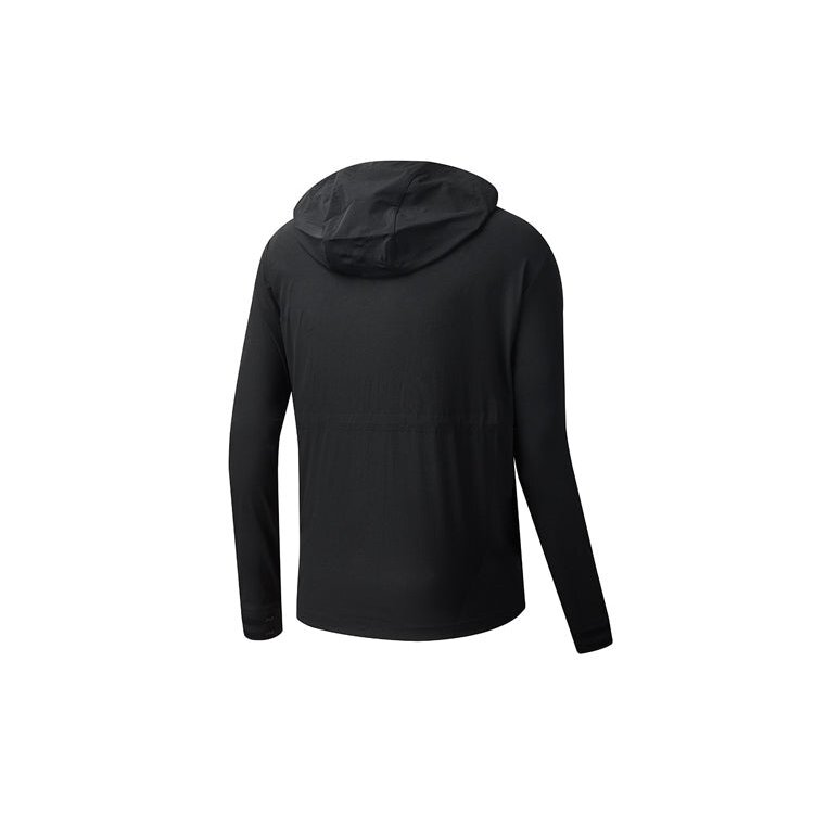 Giacca cargo in tessuto con cerniera Athletics, nera