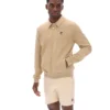 Giacca classica in pelle scamosciata Francesco beige