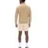 Giacca classica in pelle scamosciata Francesco beige
