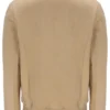 Giacca classica in pelle scamosciata Francesco beige