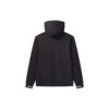 Giacca con cappuccio in maglia con logo ricamato, blu