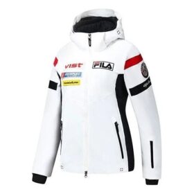 Giacca con logo Athletics "White Black"