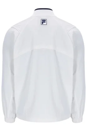 Giacca da riscaldamento da tennis unisex bianco sporco