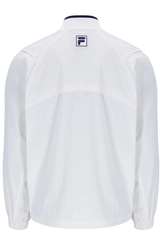 Giacca da riscaldamento da tennis unisex bianco sporco