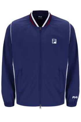 Giacca da riscaldamento da tennis unisex blu navy