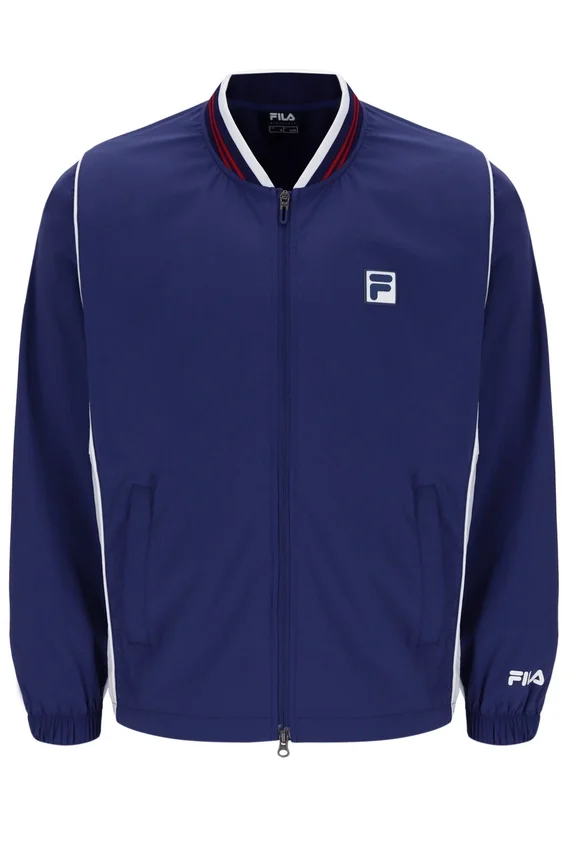 Giacca da riscaldamento da tennis unisex blu navy