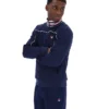 Giacca da tuta Fila Federico con collo a punta blu navy