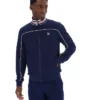 Giacca da tuta Fila Federico con collo a punta blu navy