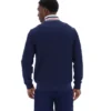 Giacca da tuta Fila Federico con collo a punta blu navy