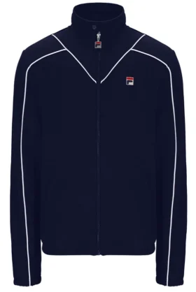 Giacca da tuta Fila Navy Noble Archive con bordino