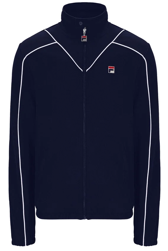 Giacca da tuta Fila Navy Noble Archive con bordino