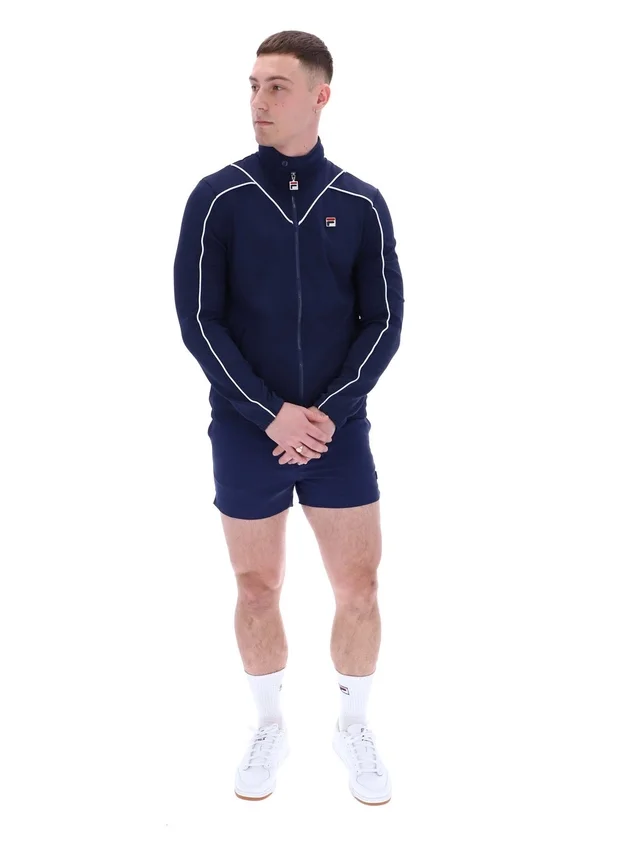 Giacca da tuta Fila Navy Noble Archive con bordino