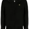 Giacca Dean nera in finta pelle scamosciata con zip integrale
