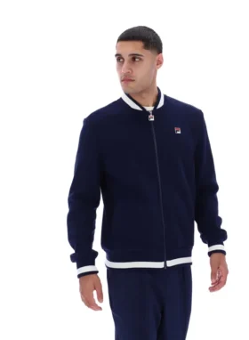 Giacca Fila Navy Gabe in maglia a nido d’ape