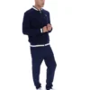Giacca Fila Navy Gabe in maglia a nido d'ape