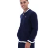 Giacca Fila Navy Gabe in maglia a nido d'ape