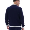 Giacca Fila Navy Gabe in maglia a nido d'ape