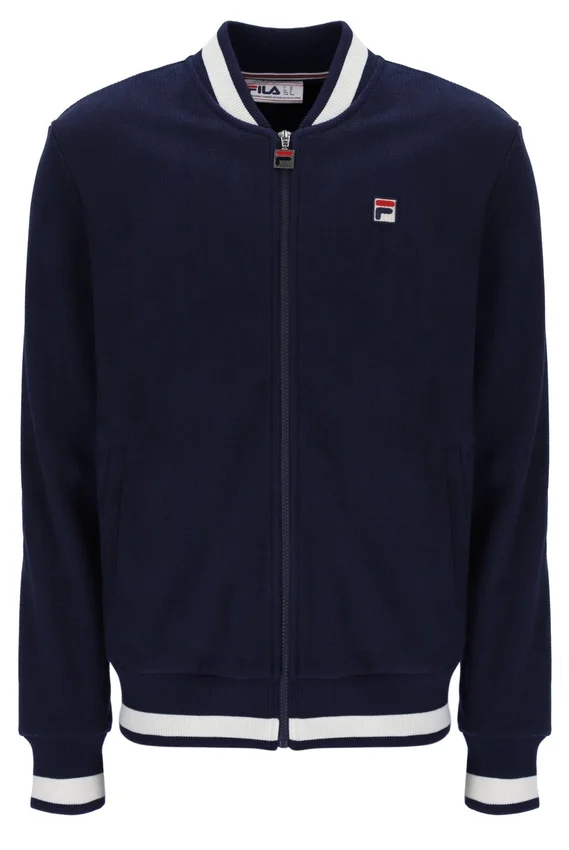 Giacca Fila Navy Gabe in maglia a nido d'ape