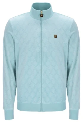 Giacca Hanay con motivo a rombi in rilievo in blu sterling